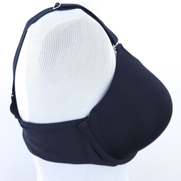 Soma Memorable Full Coverage Bra 42C Black Adjustable Straps, 3 Prong Closure - Picture 2 of 7